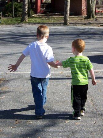 Aidan and brother Bryce