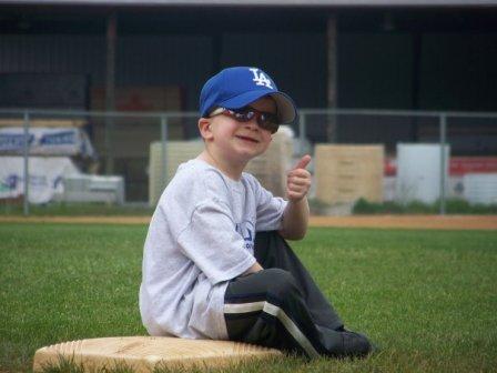 Aidan at Tball